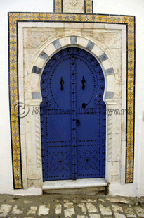 Carthage house door